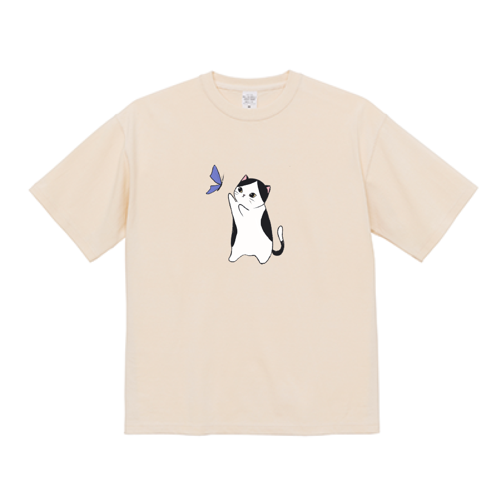 Butterfly Cat Big Tee