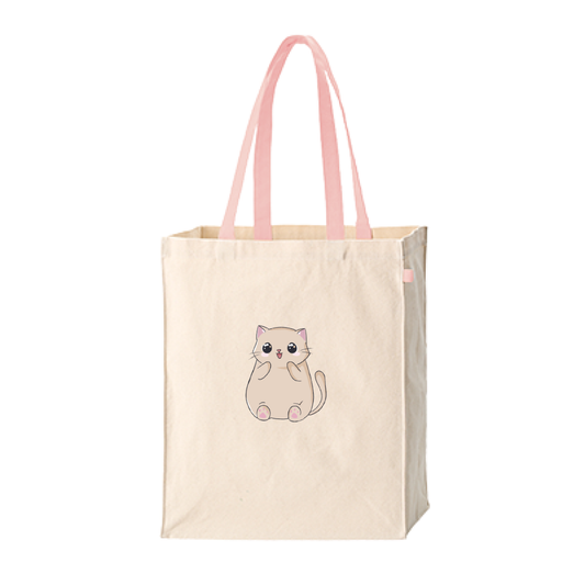 Happy Cute Cat Box Tote