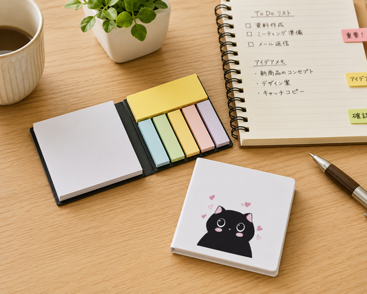 Black Cat Sticky Notes (Book type)